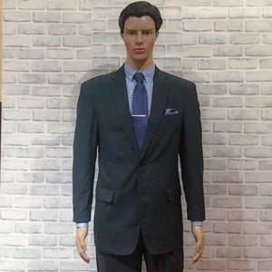Stafford Two Piece Pinstriped Suit Size 40R